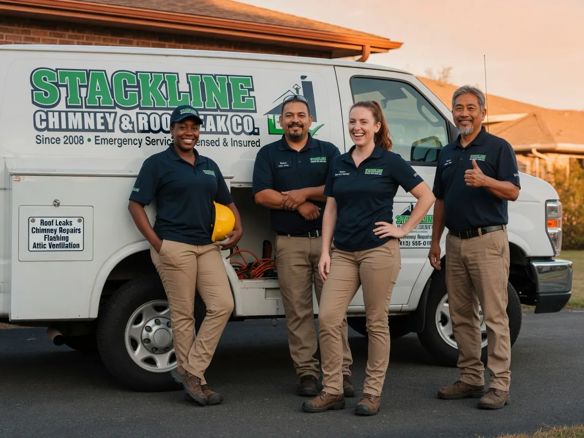 Chimney flashing repair company in Arlington, KS